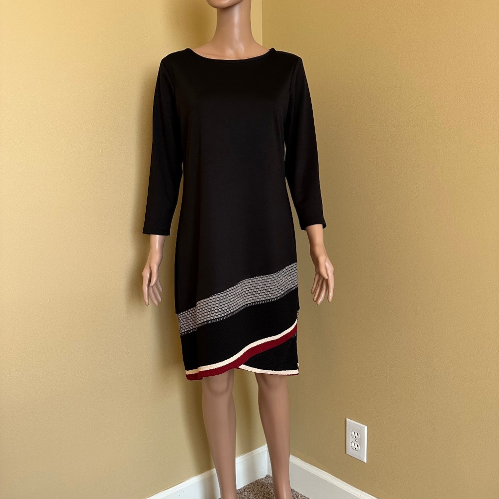 INC Assymeyrical Hem Detail Dress, Size M